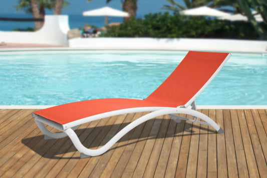 Arch Stackable Sling Chaise Lounger SKU: PRP-4001 - Venini Furniture