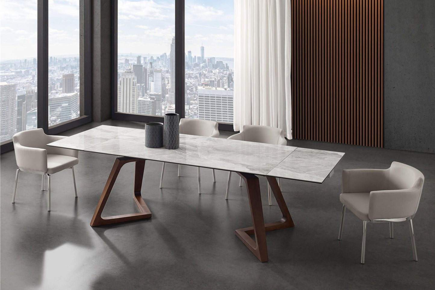 Journey Dining Table Walnut Model CB-D630WAL - Venini Furniture
