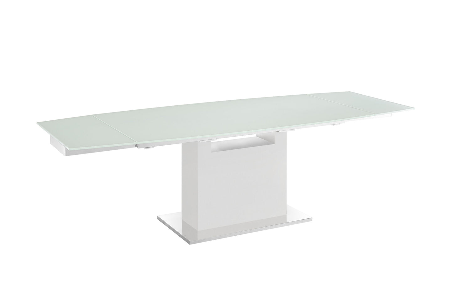 Olivia motorized dining table with white base - Venini Furniture