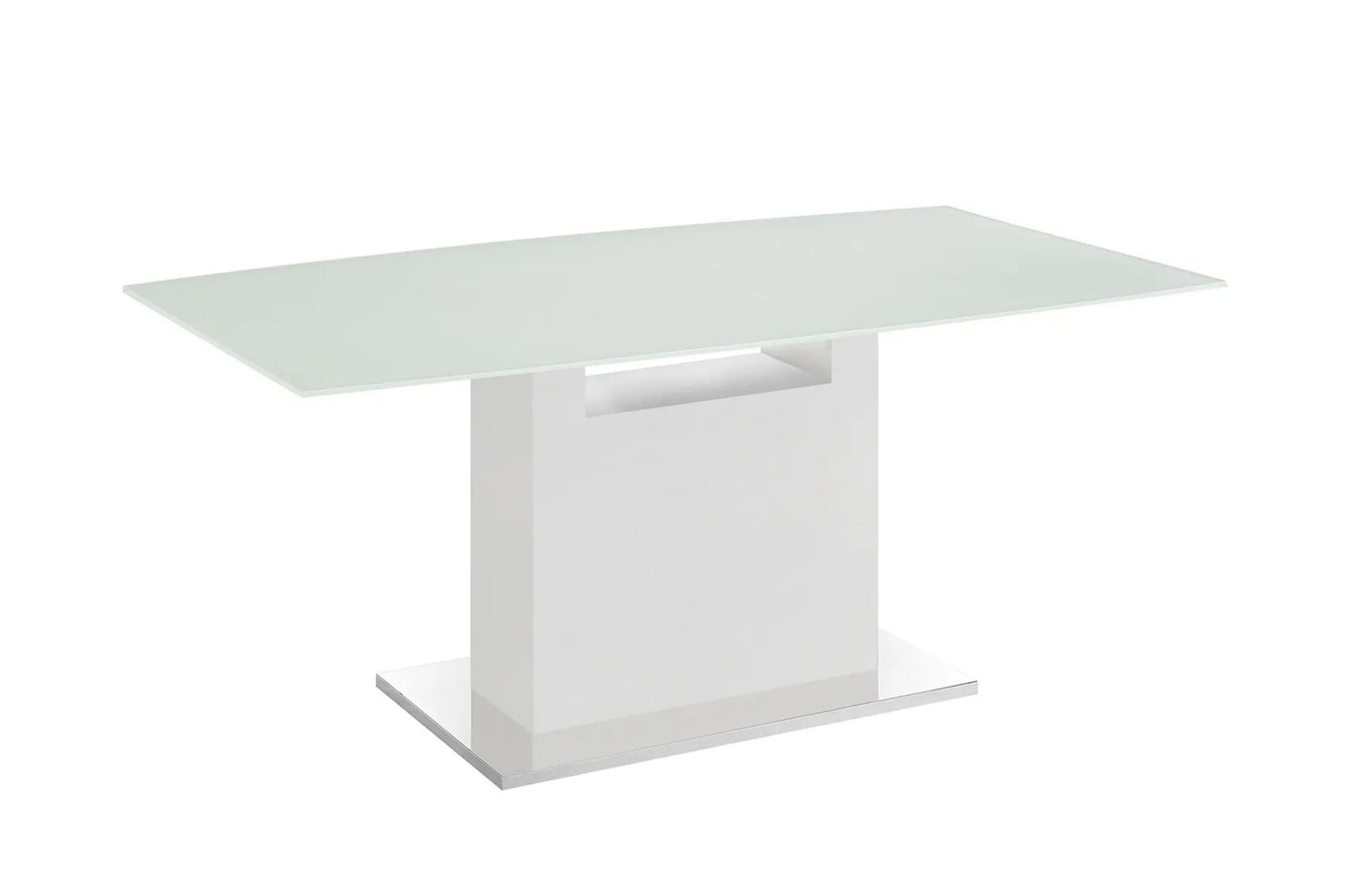 Olivia motorized dining table with white base - Venini Furniture