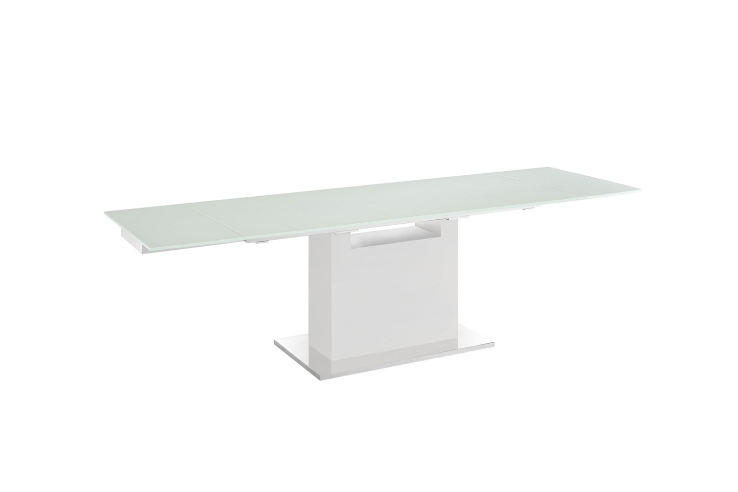 Olivia motorized dining table with white base - Venini Furniture
