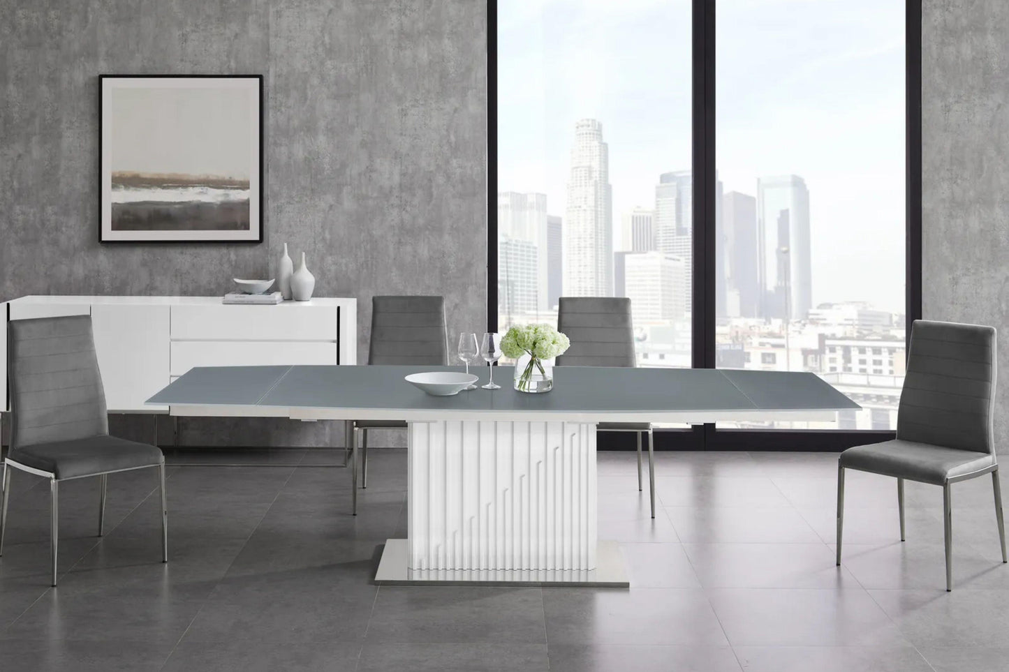 Moon Motorized Dining Table Model TC-MT08 - Venini Furniture