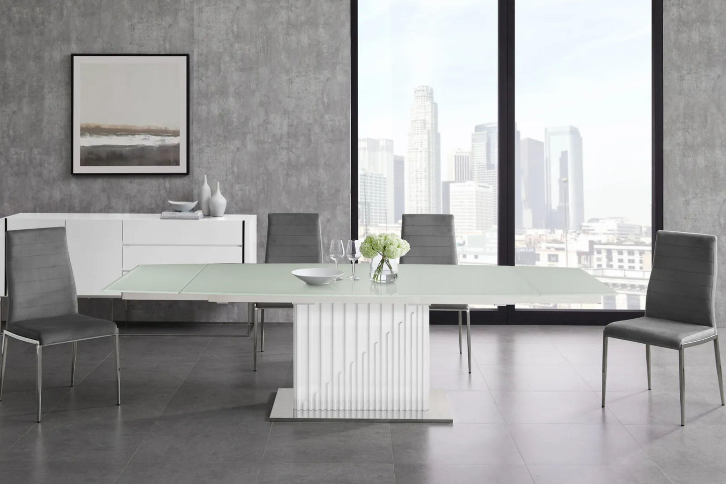 Moon Motorized Dining Table Model TC-MT08 - Venini Furniture