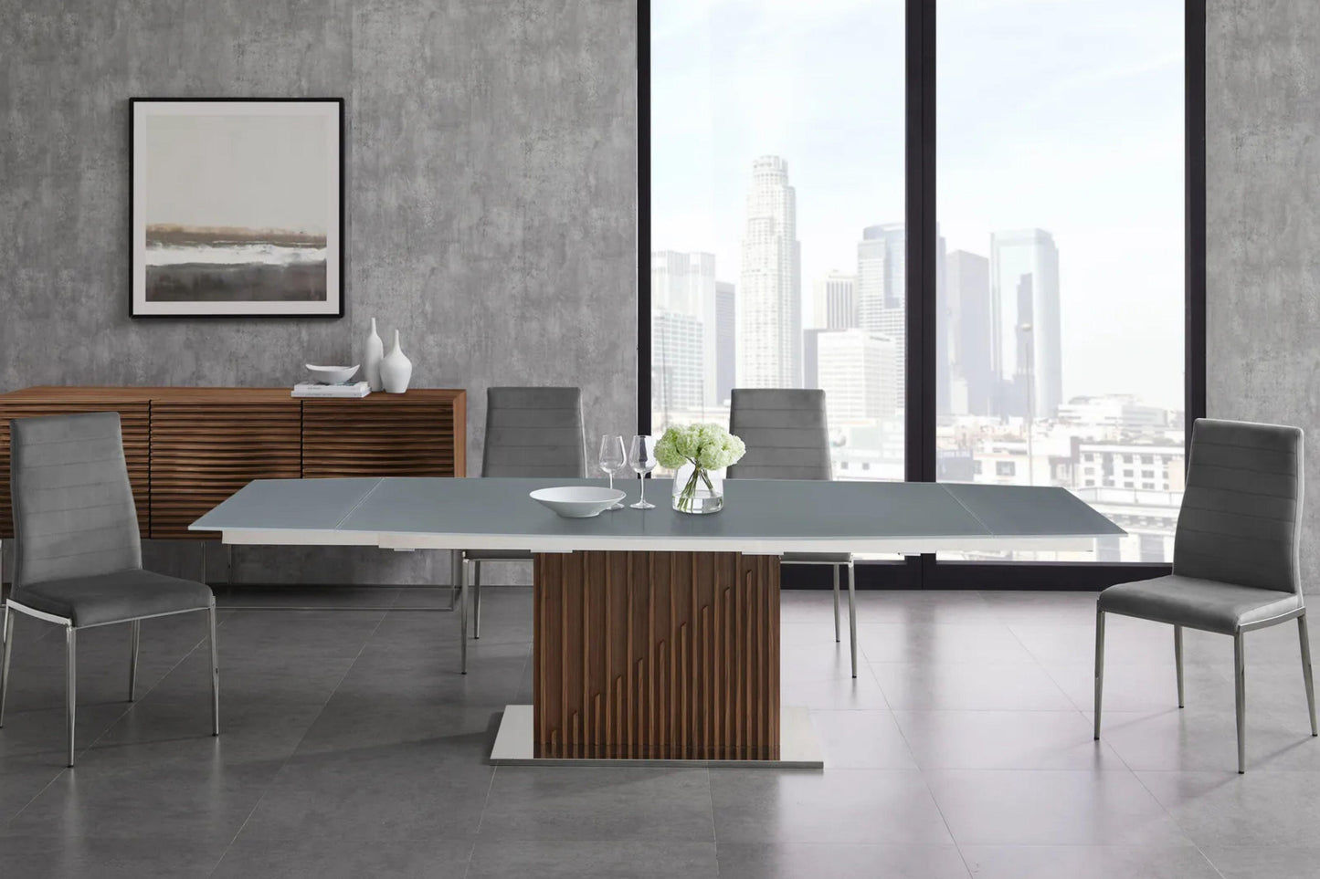 Moon Motorized Dining Table Model TC-MT08 - Venini Furniture