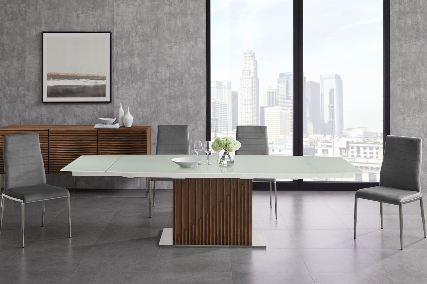 Moon Motorized Dining Table Model TC-MT08 - Venini Furniture