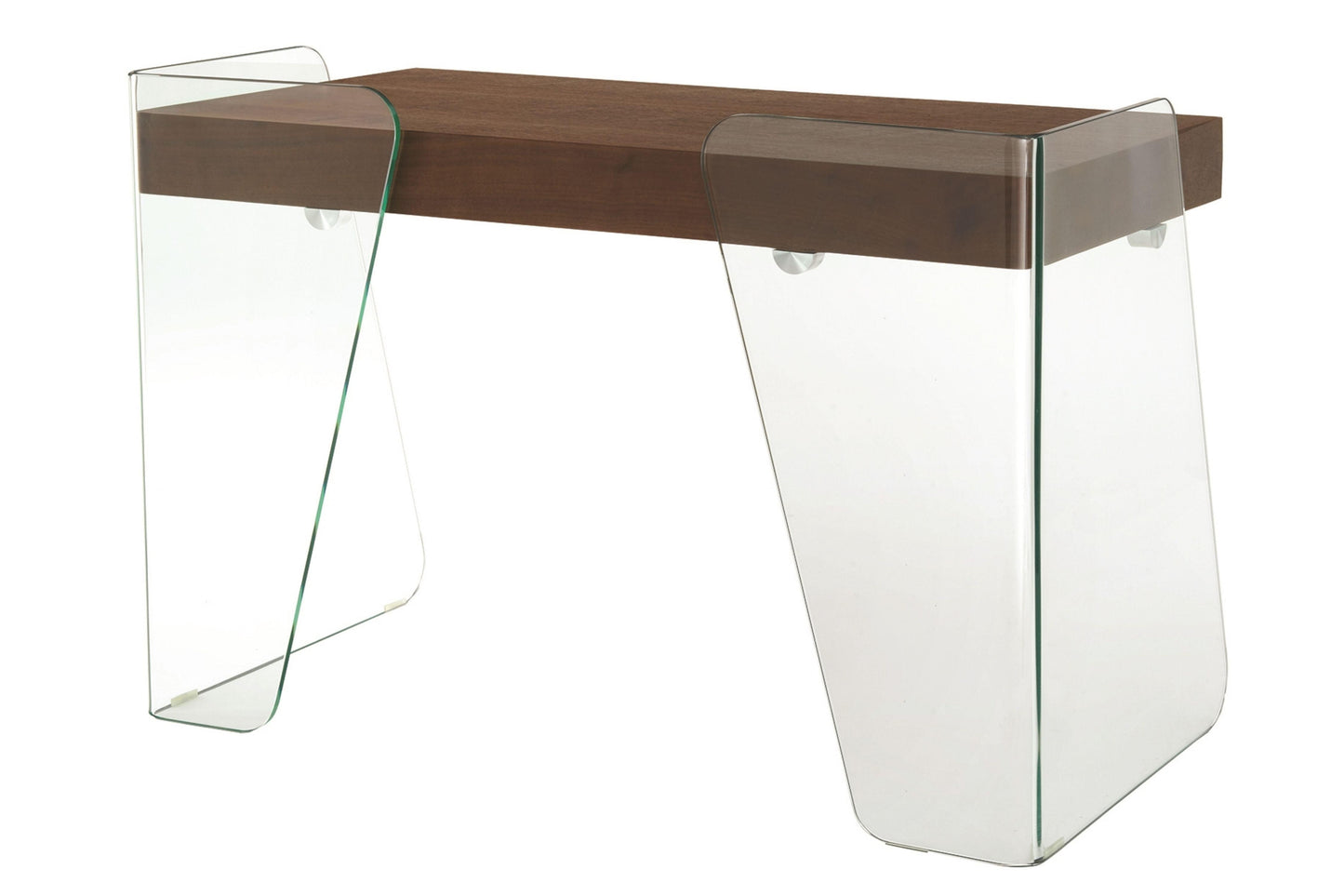 Archie Office Desk Walnut and White Model CB-786GR - Venini Furniture