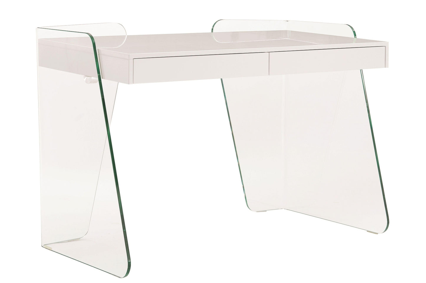 Archie Office Desk Walnut and White Model CB-786GR - Venini Furniture
