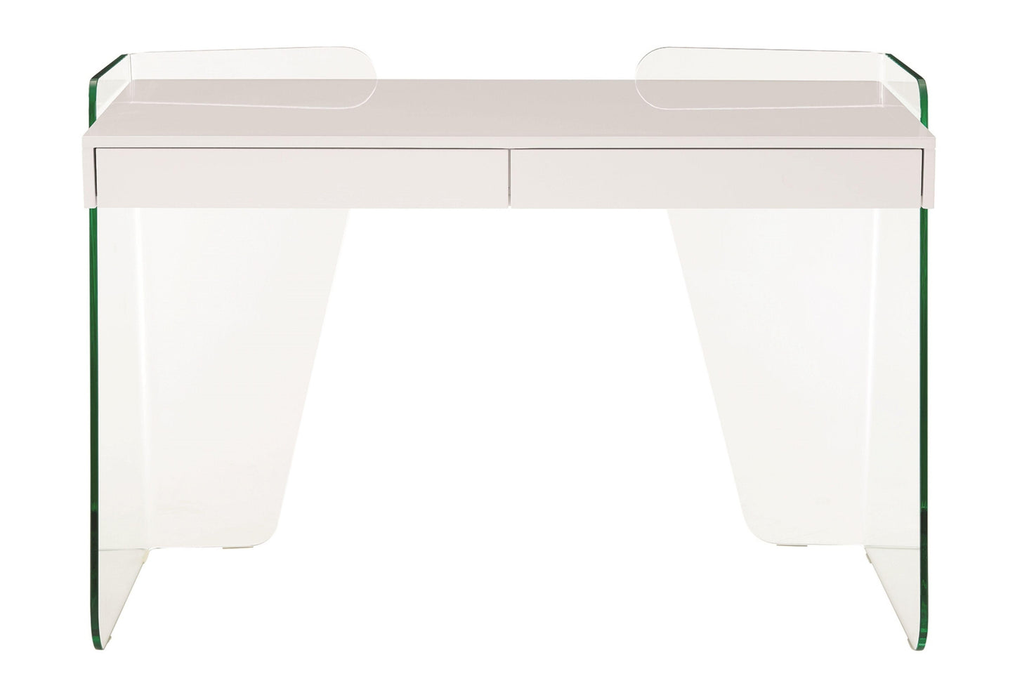 Archie Office Desk Walnut and White Model CB-786GR - Venini Furniture