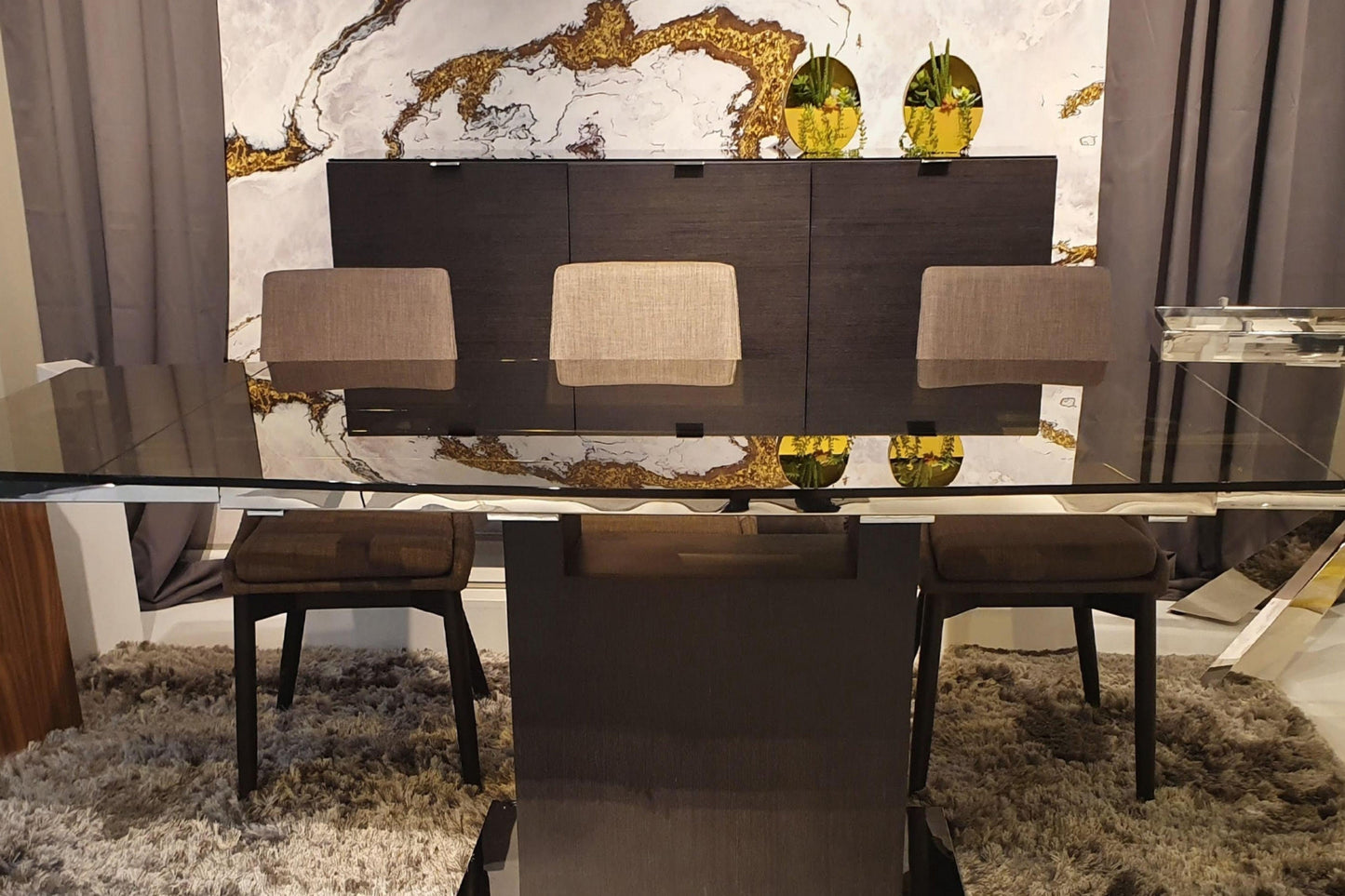 Vizzione Buffet-Server Model CB-1411-BG - Venini Furniture