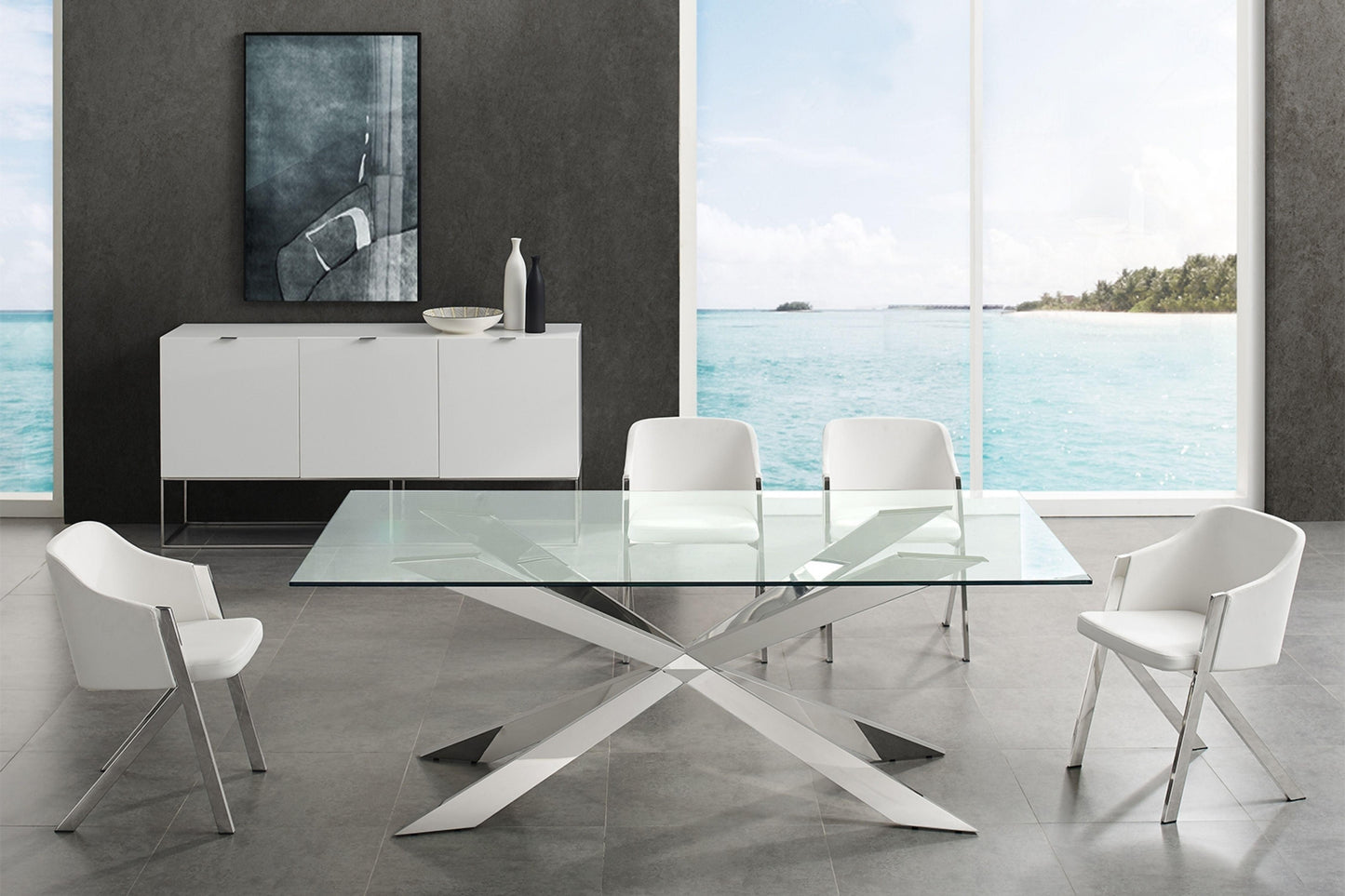 Vizzione Buffet-Server Model CB-1411-BG - Venini Furniture