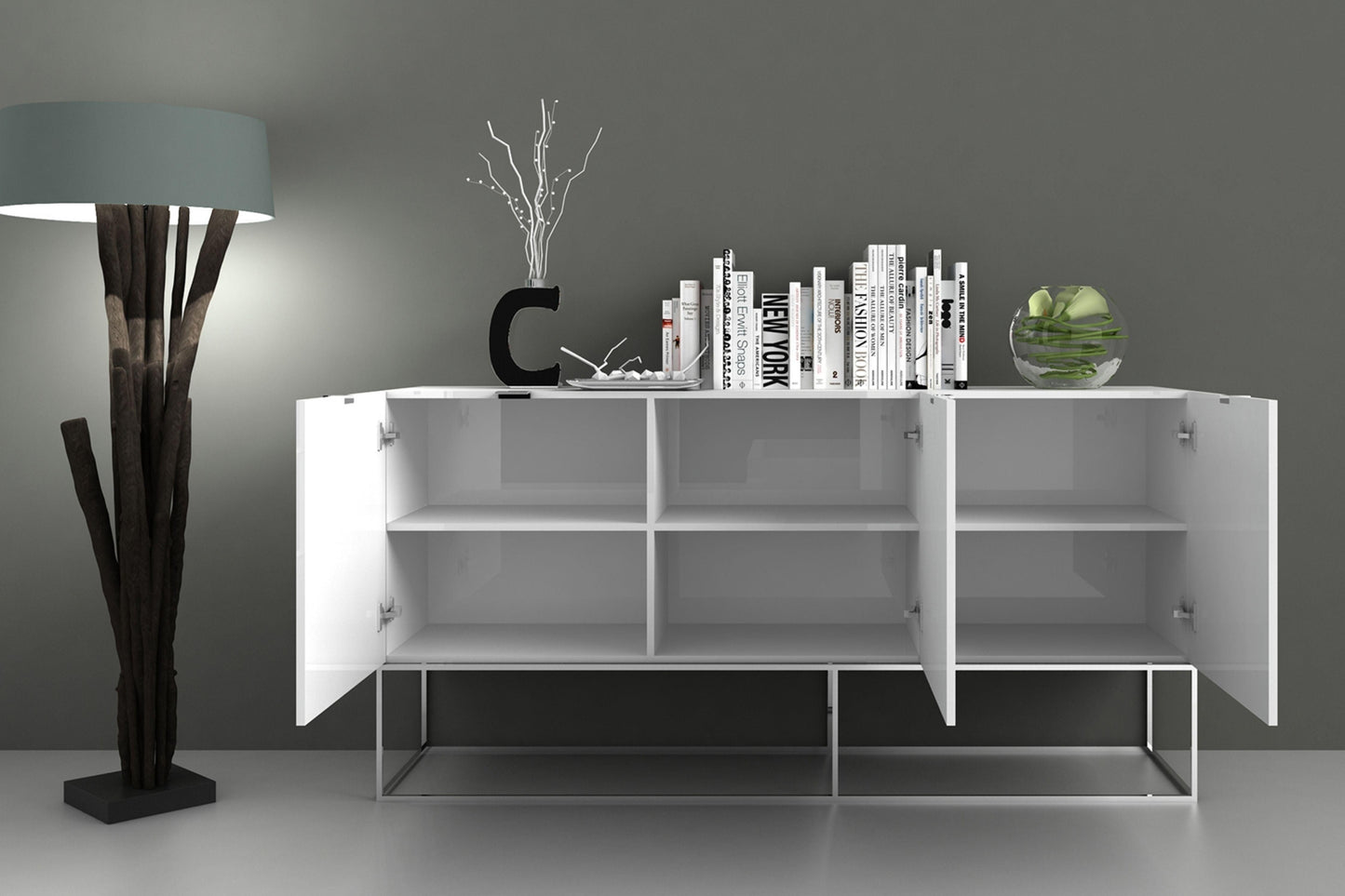 Vizzione Buffet-Server Model CB-1411-BG - Venini Furniture