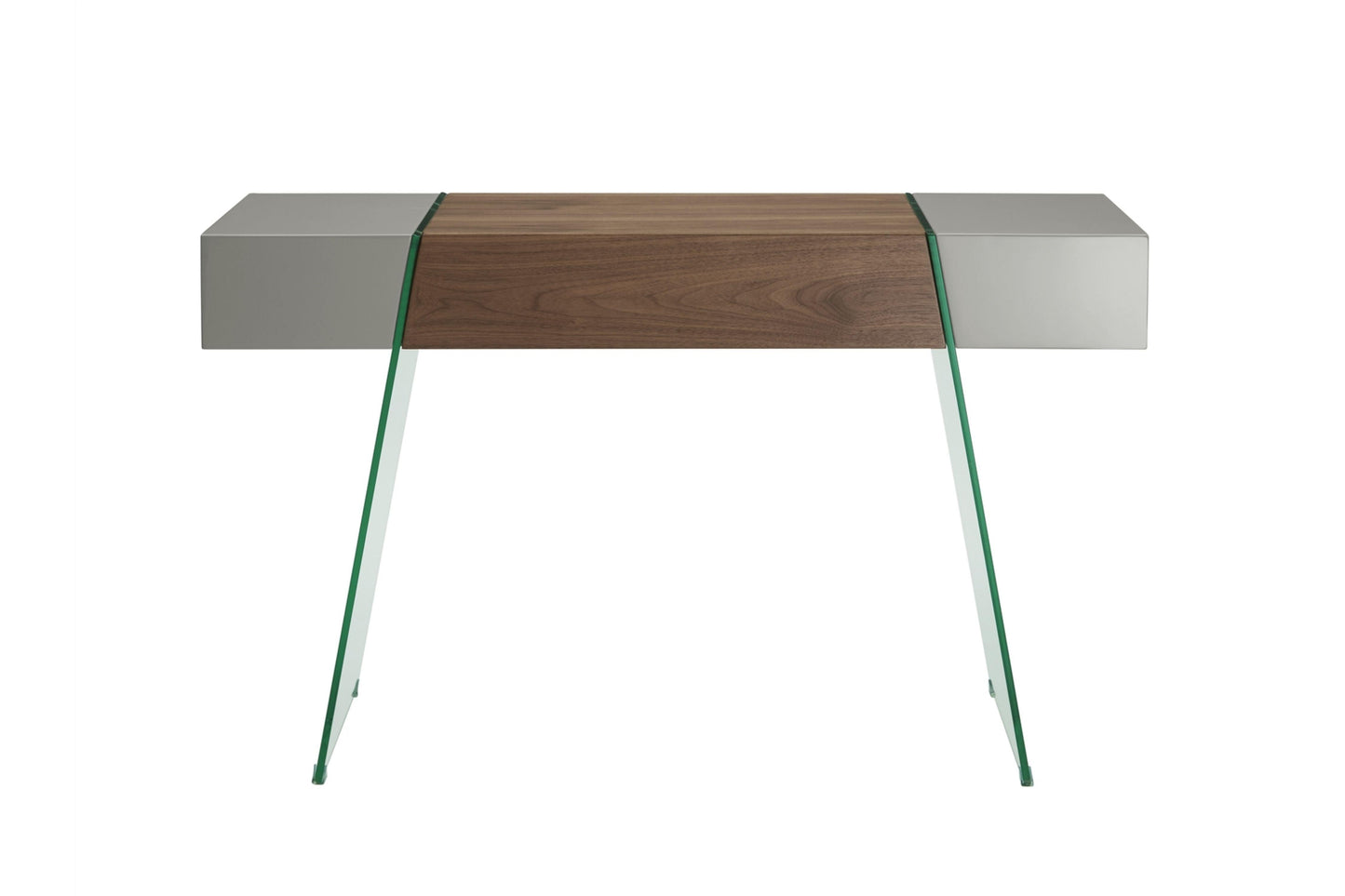 IL Vetro Cabana Console Table Taupe Walnut Model CB-111-DR - Venini Furniture