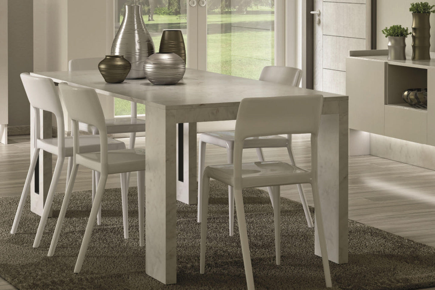 Erika Expandable Console Table Model TC-540B-BM - Venini Furniture