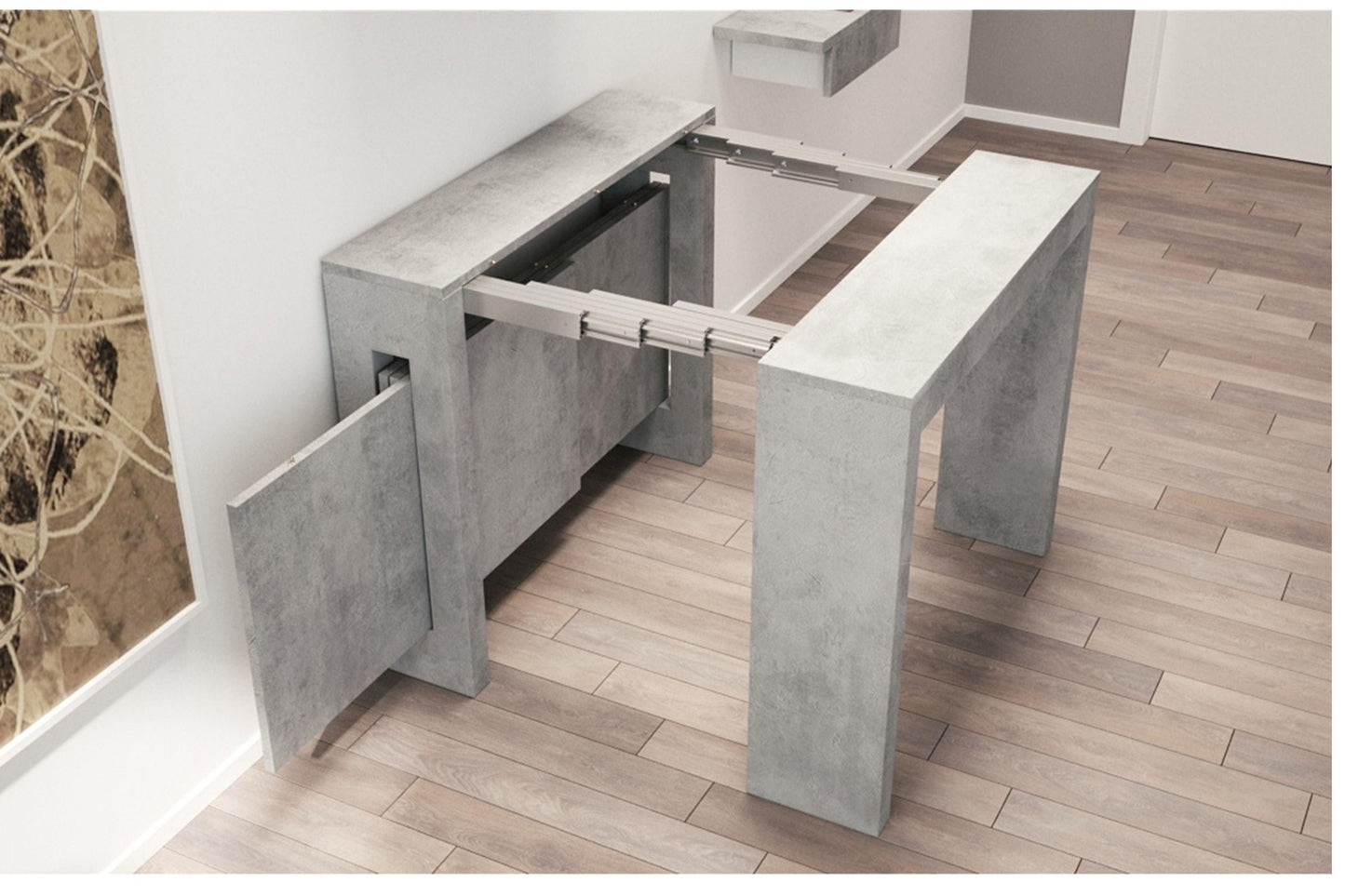 Erika Expandable Console Table Model TC-540B-BM - Venini Furniture