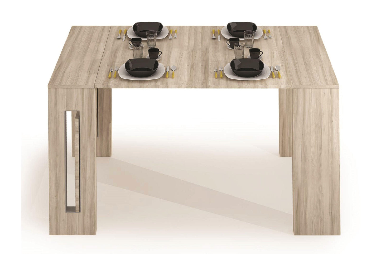 Erika Expandable Console Table Model TC-540B-BM - Venini Furniture