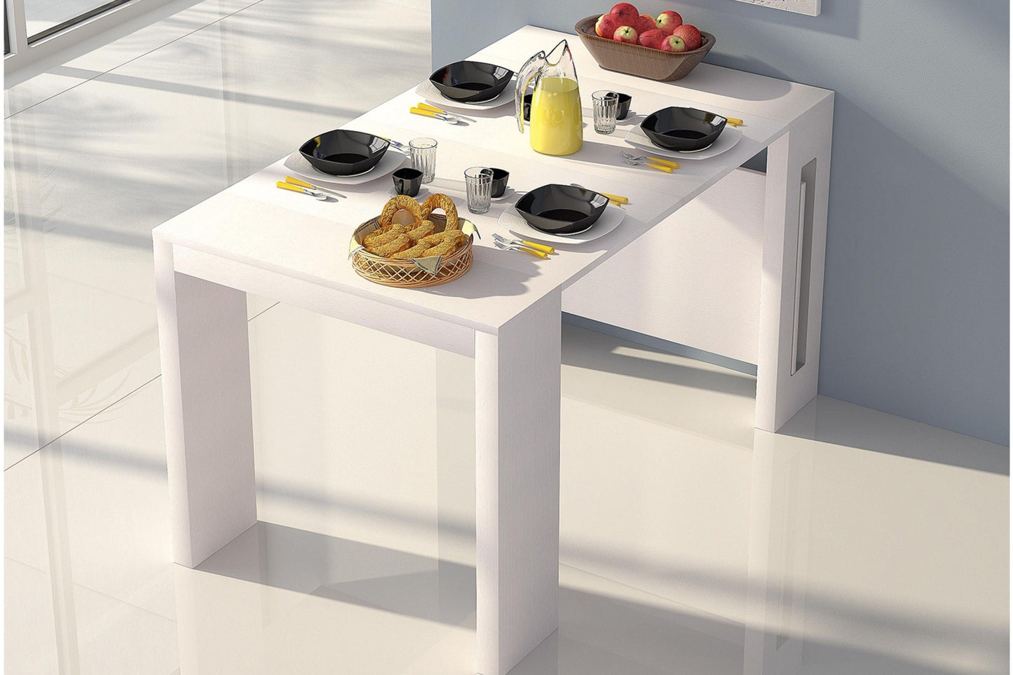 Elasto Expandable Console Table Model TC-542B - Venini Furniture