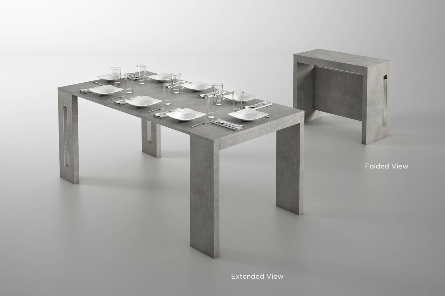 Elasto Expandable Console Table Model TC-542B - Venini Furniture