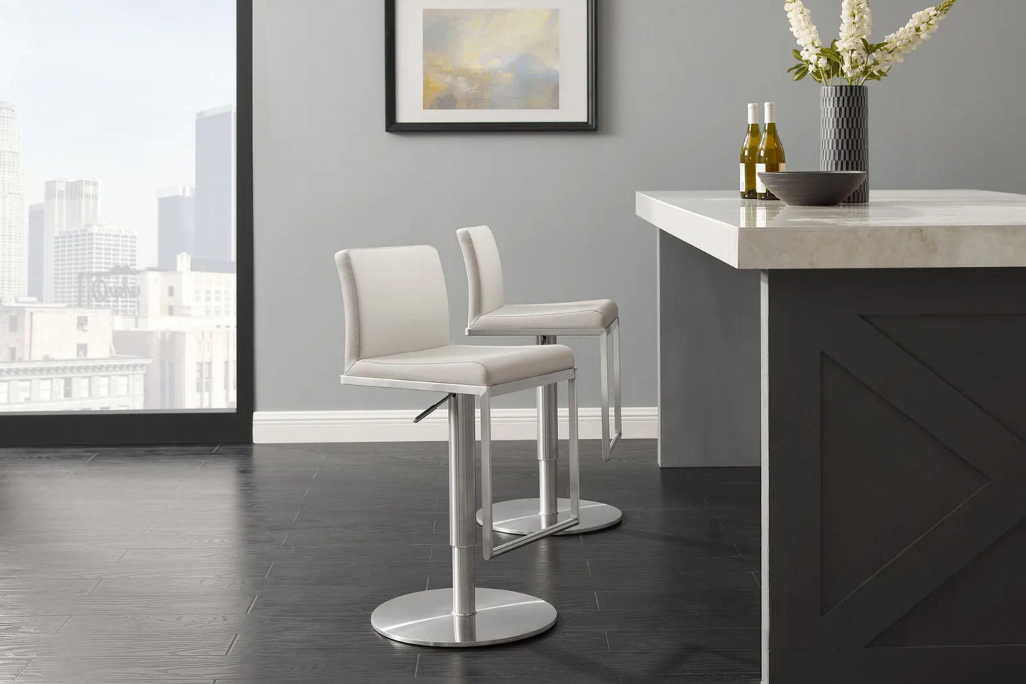 Venetian Bar Stool Model CB-C102W - Venini Furniture