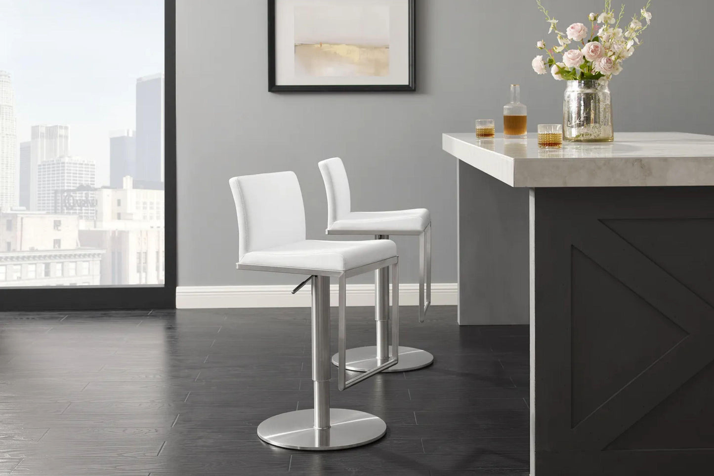 Venetian Bar Stool Model CB-C102W - Venini Furniture