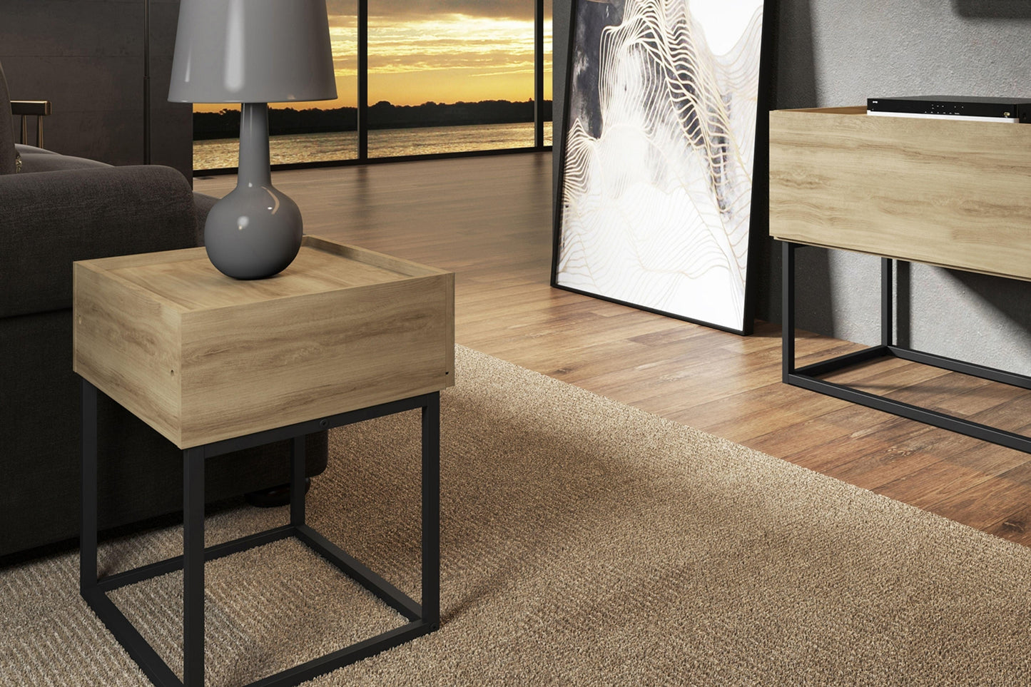 Noa Nightstand Model KD-B160 - Venini Furniture