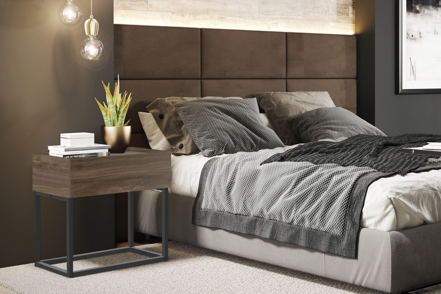Noa Nightstand Model KD-B160 - Venini Furniture