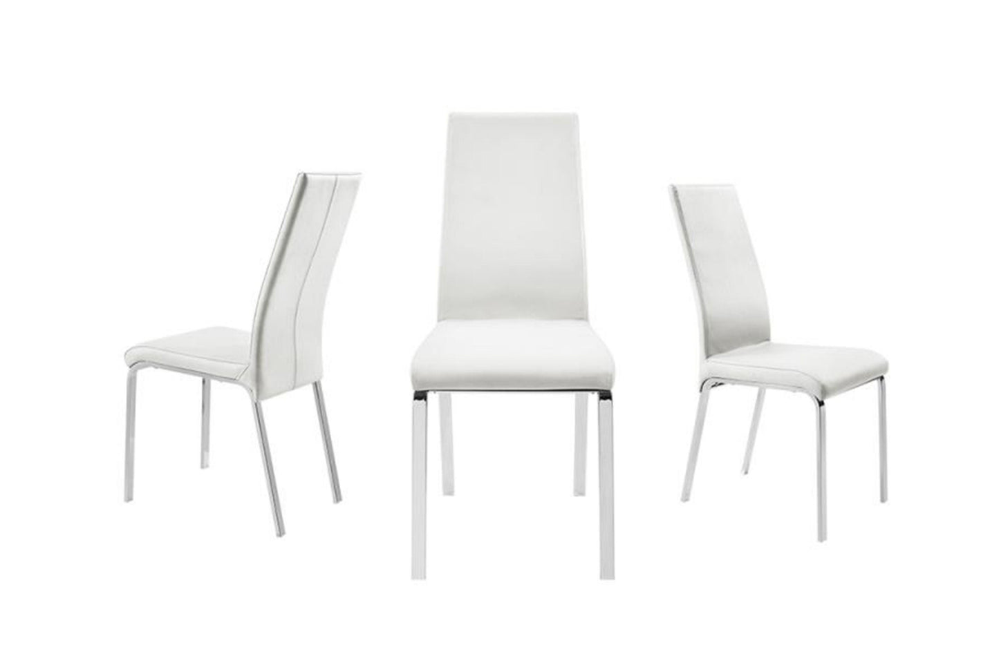 Loto Dining Chair White Model TC-2007-WH - Venini Furniture