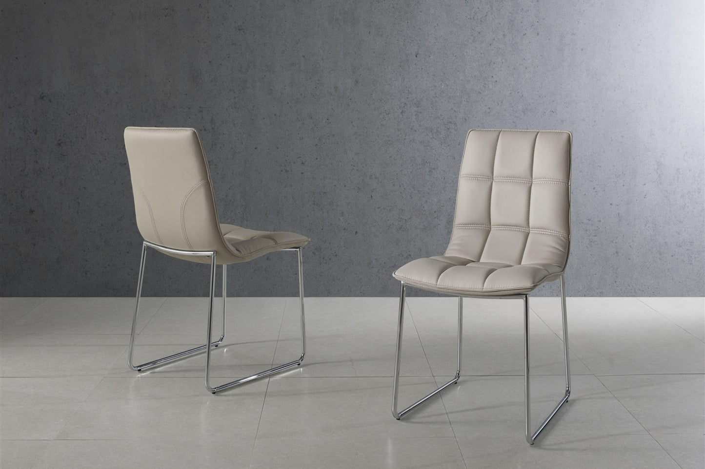 Leandro Dining Chair Taupe Model CB-870 - Venini Furniture