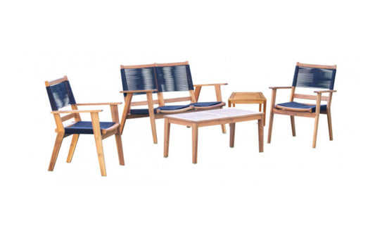 Laguna 5 PC Seating Set SKU: PJO-3301-ACA-5PL - Venini Furniture
