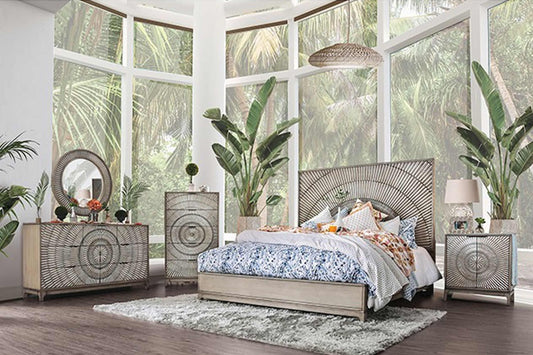 Kamalah Solid Wood Bed Model 187521 - Venini Furniture