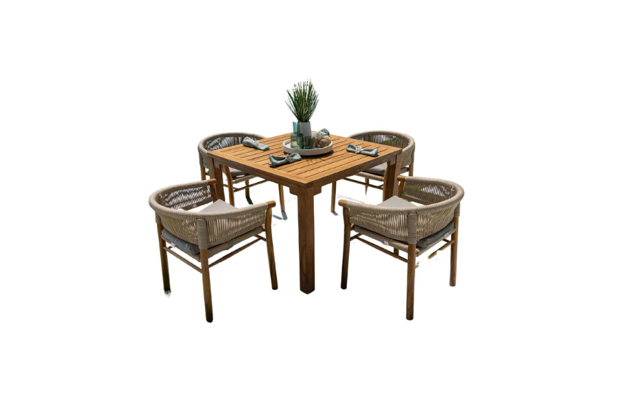 Corsica 5 PC Dining Set SKU: PJO-3401-ACA-5DA