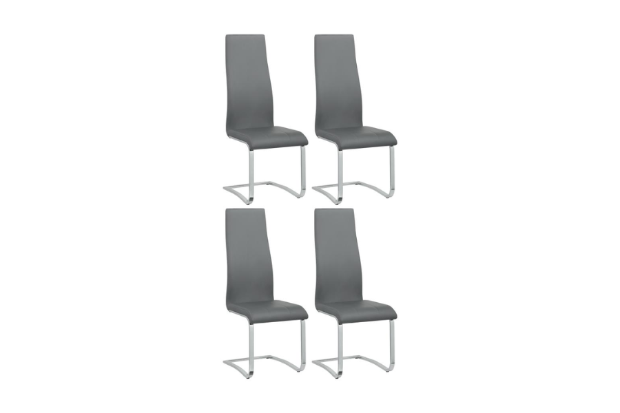 Montclair Upholstered Dining Side Chair Grey (Set of 4) 100515GRY
