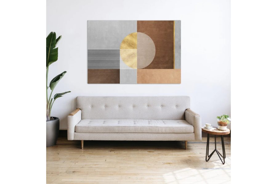 NC-32 GEOMETRIC Dynamic Digital Abstract Modern Wall Art TG