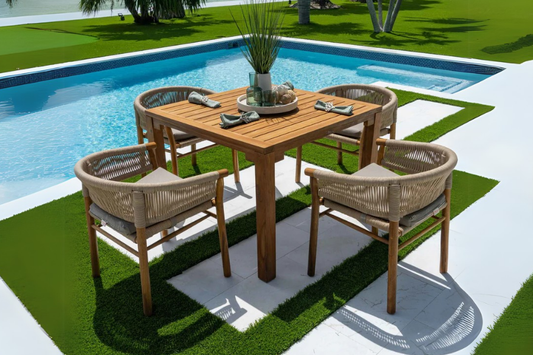 Juego de comedor de 5 piezas Corsica SKU: PJO-3401-ACA-5DA
