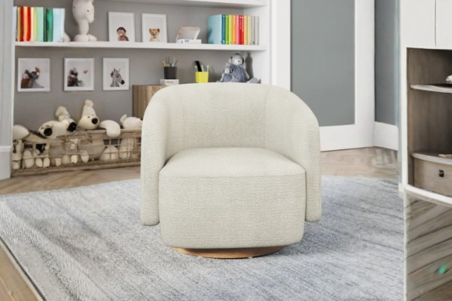 Henredon Mini Murphy Kids Swivel Accent Chair